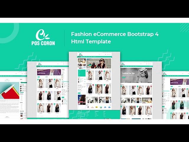 Coron – Fashion eCommerce Bootstrap 4 Template | Themeforest Website Templates and Themes