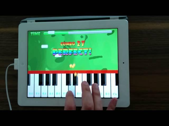 Learn to play Greensleves with Piano Master - tutorial for iPhone Android iPad