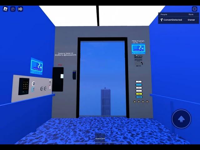 Roblox - Riding 4 Samsung Elevators at Lift and Elevator Place