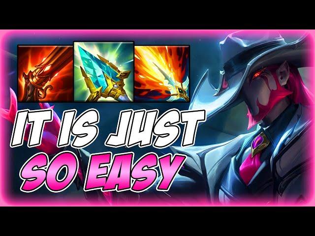 TWISTED FATE IS JUST SO MUCH EASIER - S14 Twisted Fate MID Gameplay Guide