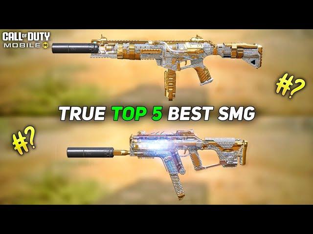 True Top 5 best SMG in Cod Mobile Season 9 #codm