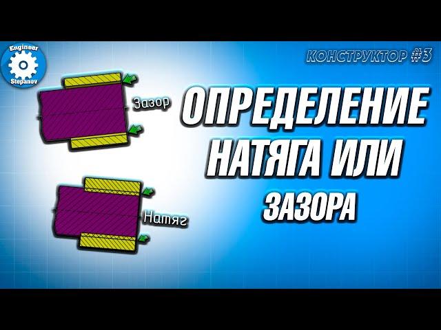 КАК РАССЧИТАТЬ ЗАЗОР, НАТЯГ // ДОПУСКИ И ПОСАДКИ // ОПРЕДЕЛЕНИЕ ДОПУСКОВ // min..max