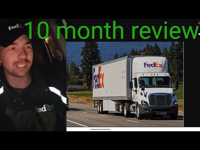 10 month review: FedEx ground CDL team driving