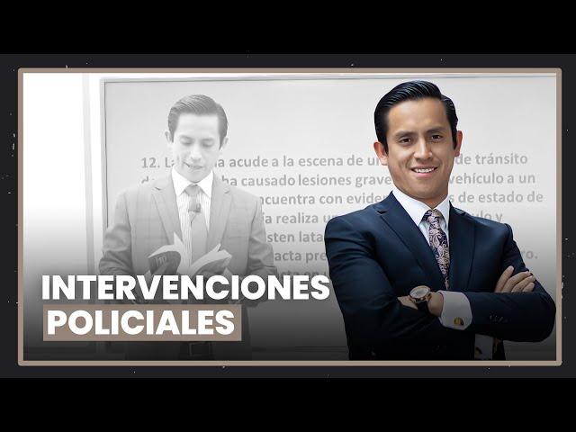 Jefferson Moreno resuelve casos prácticos sobre intervenciones policiales