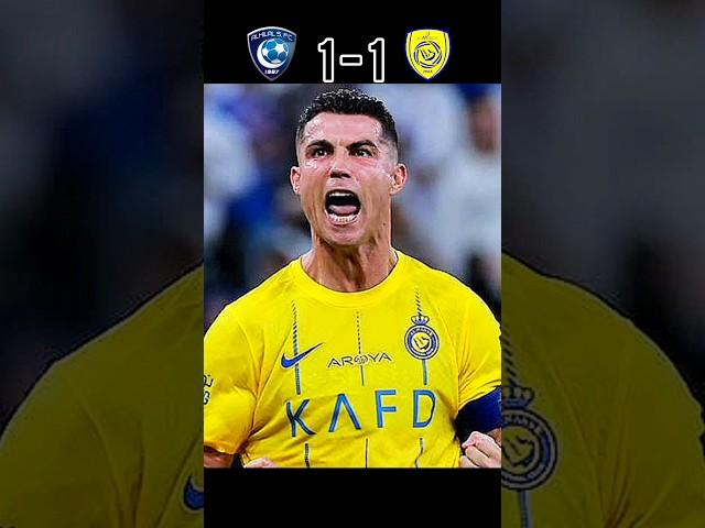 Al Hilal Vs Al Nassr 2024 Saudi Pro League epic match short#football #youtube #shorts #ronaldo