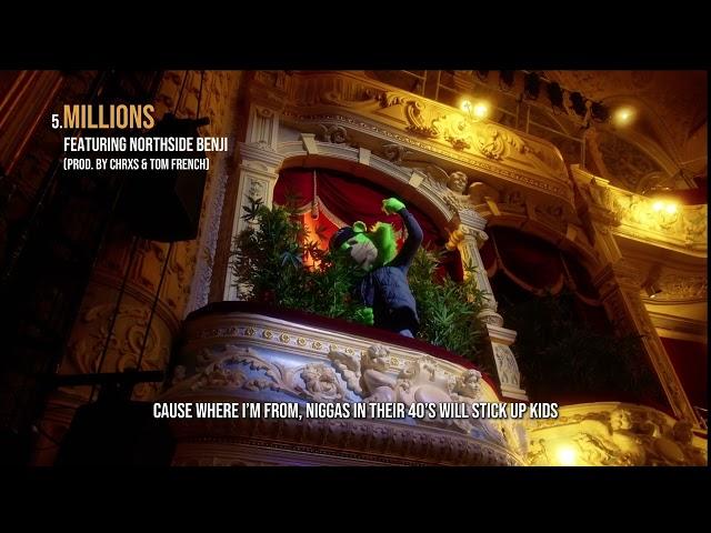 Nines - Millions ft. @northsidebenji178  (Lyric Visualiser)