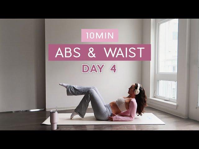 Day 4 - 1 Month Pilates Plan // 10MIN ‘Hourglass’ Abs // deep core & pelvic floor