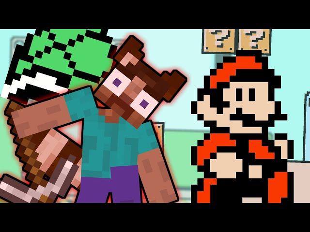 Minecraft Steve VS Super Mario Bros. 3 | Mario Animation