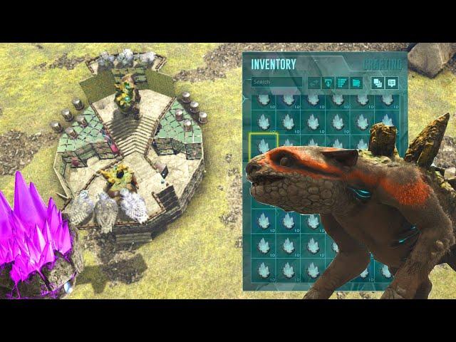 The Ultimate Ark Gacha Farm 2023  | Using the Best Gacha Food for Unlimited Crystals & Resources