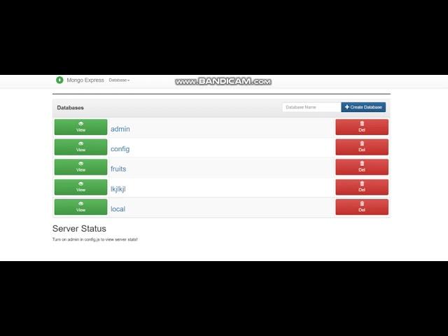 mongo express + mongodb deployed locally on minikube