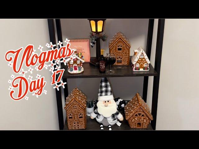 VLOGMAS 2024 | ALDI GINGERBREAD HOUSES COMPLETE | LAUNDRY DAY