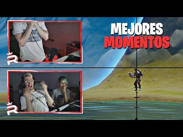 MIS MEJORES CLIPS, MOMENTOS Y RISAS EN FORTNITE | Robleis