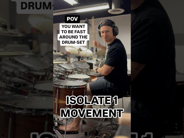 Improve Drum-Set Speed by Isolating #drumlesson #drums #mobility