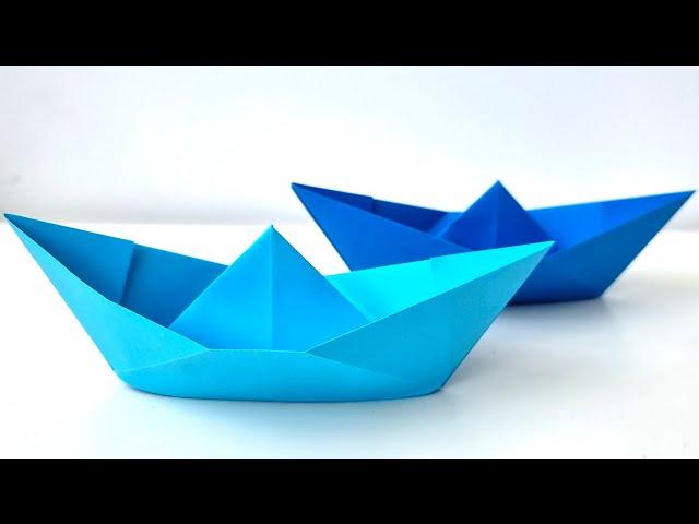 Origami BOAT How to make a paper boat with your own hands How To Make a Paper Boat origami boat