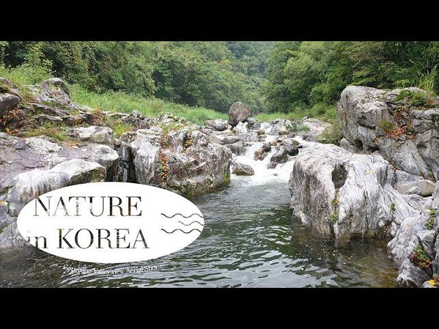 [Healing Time/4K] Gapyeong Valley view Aerial Shot | in KOREA