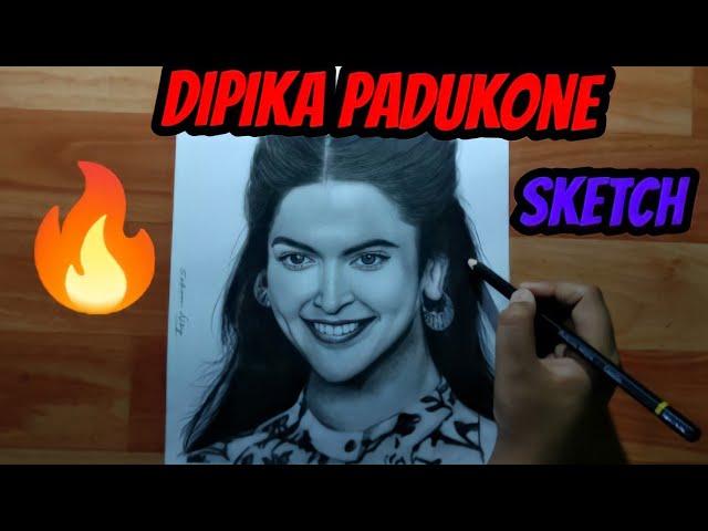 Deepika Padukone Sketch || Artist Sohom Dey