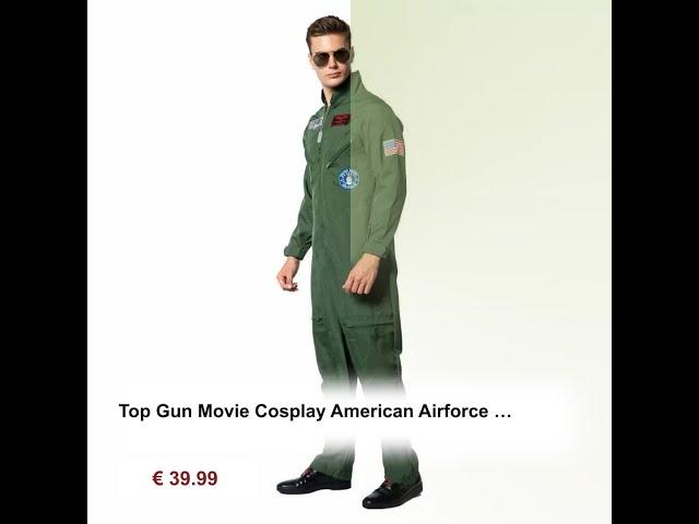 Faschings-Favoriten: Top Gun Movie Cosplay American A... für nur €39.99! Entdecke jetzt