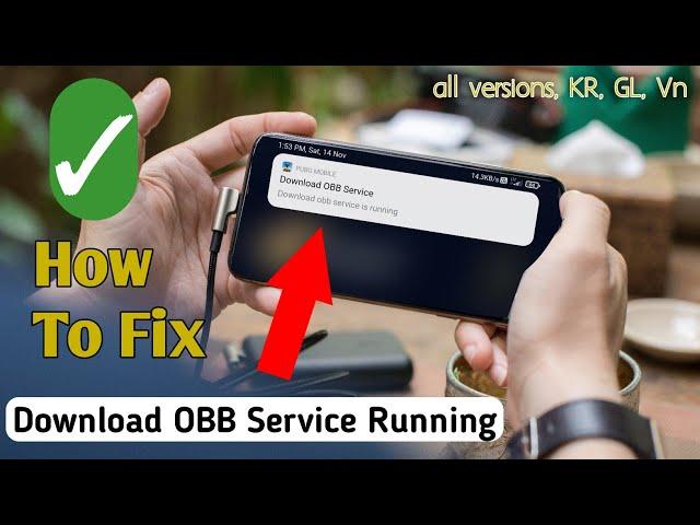 PUBG Mobile Download OBB Service is Running Error | PUBG Mobile  Download OBB Service Fixed 100%