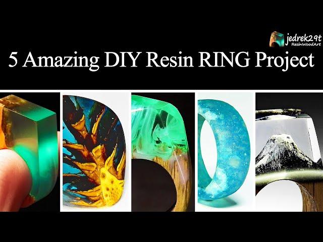 Copy of 5 MOST Amazing RING from Epoxy RESIN. Tutorial