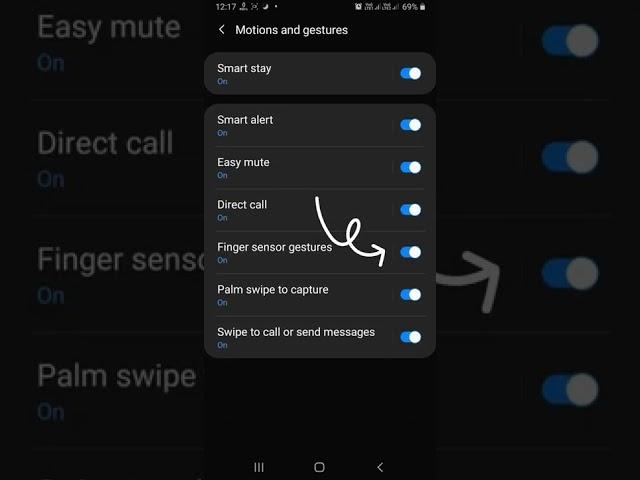 Samsung fingerprint gesture| fingerprint| Samsung | #samsungmobile | samsung A7 (2018)