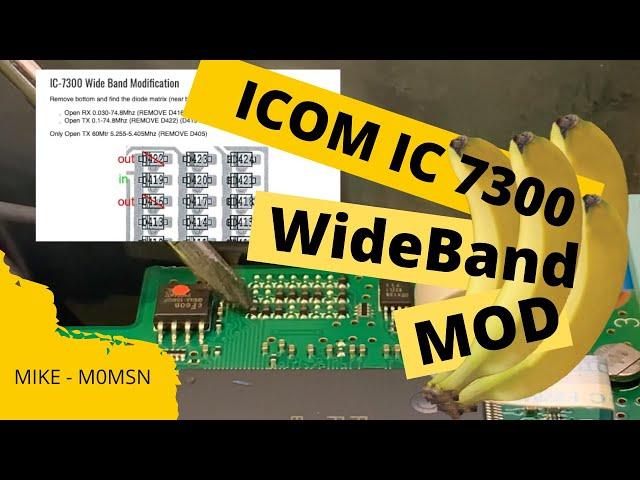 HAM RADIO: Wide Band a ICOM IC7300. MARS Mod. 2of2