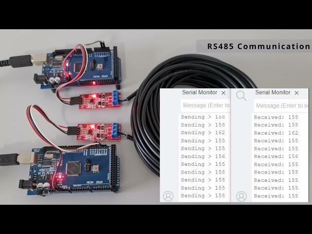 RS485 and Arduino Mega Serial Communication