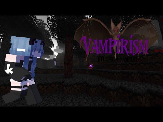 Обзор мода Vampirism//1.20.1//forge// 1 часть// Вампиры основы