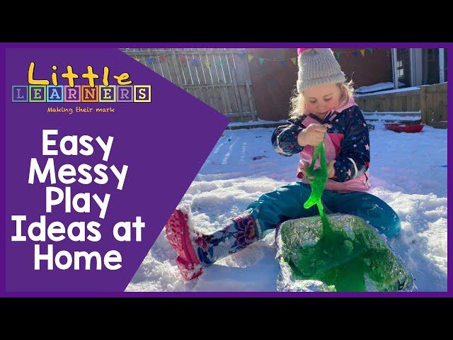 Easy Messy Play Ideas at Home | Fun Lockdown Activities for Kids