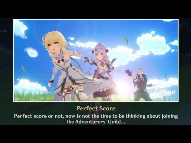 [Part II] 3rd Ending | Noelle Hangout Guide | Perfect Score | Genshin Impact #Short