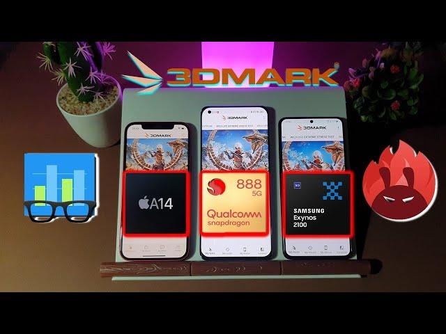 Apple A14 Bionic VS Qualcomm Snapdragon 888 VS Samsung Exynos 2100 - Benchmark Battle!