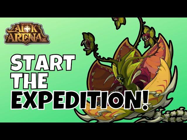 STARTING THE EXPEDITION! [FURRY HIPPO AFK ARENA]