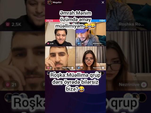 ROSKA INGILIS DILI MUELLIMESINDEN GRUP DERS KECMEYINI ISDEDI  TIKTOK CANLI YAYIN YARISMA (2023)