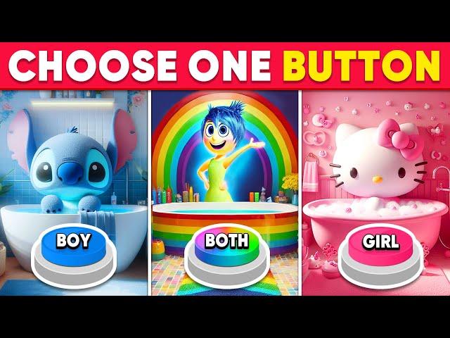 Choose One Button BOY or GIRL or BOTH Edition  Daily Quiz