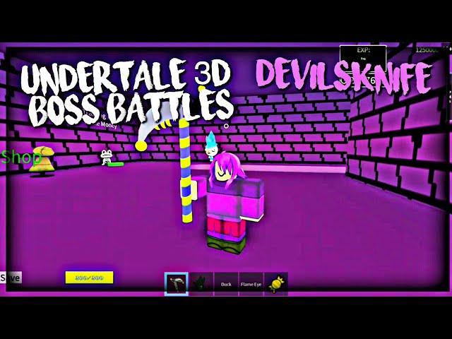 Roblox Undertale 3D Boss Battles: Devilsknife