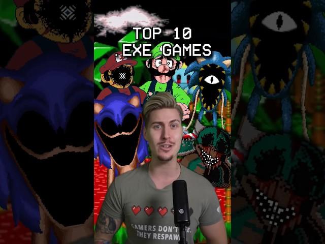 TOP 10 .EXE GAMES TO CHECK OUT RIGHT NOW! #shorts #sonicexe #marioexe #exe #nintendohorror #luigikid