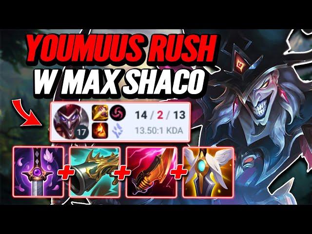 Youmuu's Rush + W Max Shaco carrying Diamond 2 [League of Legends] Full Gameplay - Infernal Shaco