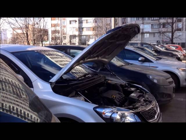 Пневмоупор капота Kia Ceed 2007-2012 v.2