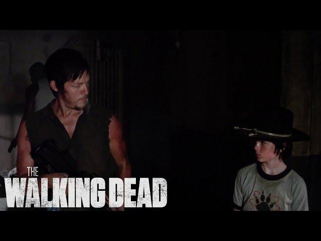 Carl and Daryl Explore the Prison Together | The Walking Dead Classic Scene