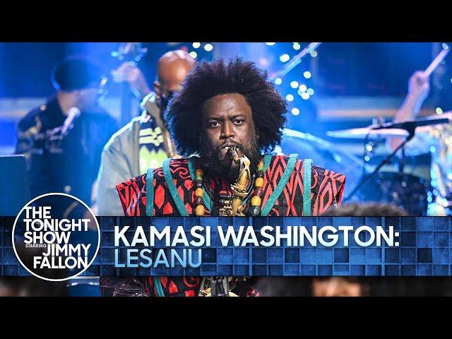 Kamasi Washington: Lesanu | The Tonight Show Starring Jimmy Fallon