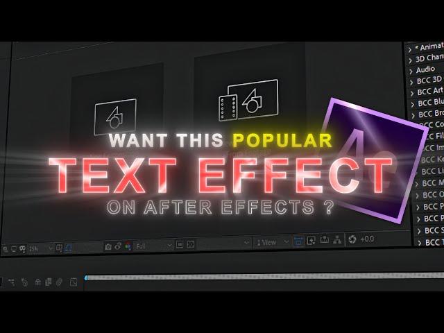 HOW TO MAKE: Popular Text Effect For Your Tiktok Edits | After Effects Tutorial + Free Pjf