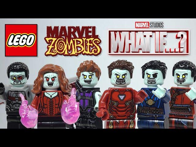 Custom Printed LEGO Marvel Zombies What If Minifigures