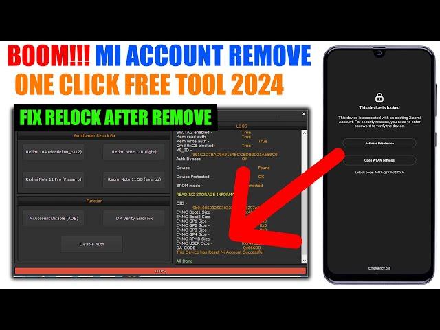 All Xiaomi - Redmi - Poco - Mi Account Remove | Mi Account Unlock Tool | Mi Account Bypass