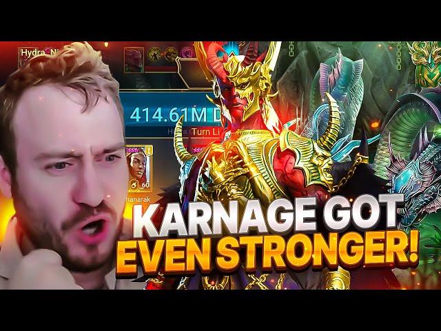 KARNAGE GOT EVEN STRONGER! | Raid: Shadow Legends |