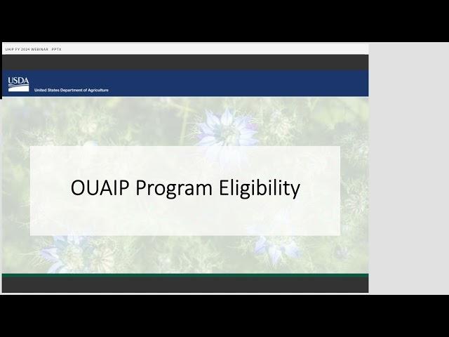 Urban Agriculture and Innovative Production (UAIP) Competitive Grants Program Fiscal Year 2024