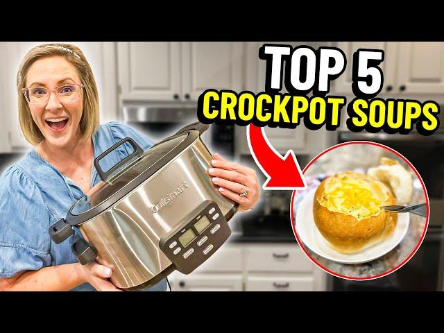 Tired of Taco Soup?  Try these AMAZING Crockpot Soup Recipes Instead!