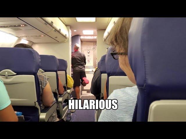 Funniest Flight Attendant Ever