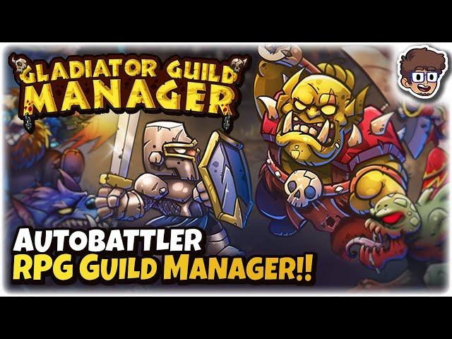 New Autobattler RPG Guild Managing Roguelite! | Let's Try Gladiator Guild Manager 1.0