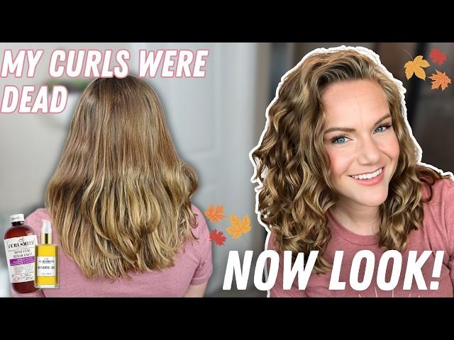 Fall Curly Routine | Repair Damaged Hair