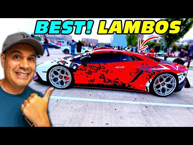 LAMBORGHINIS INVASION! Coffee and Cars OCT • HOUSTON • 4K