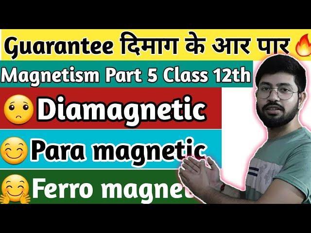 Magnetism04: Diamagnetism Paramagnetism & Ferromagnetism material, What is diamagnetic Paramagnetic